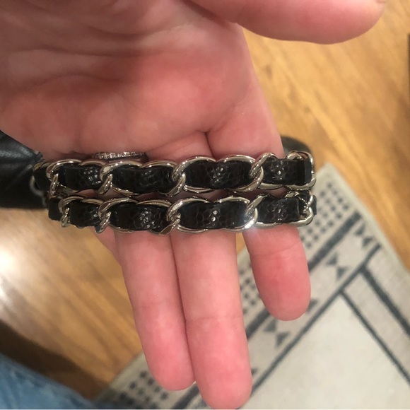 NWT CHANEL Classic 11.12 Double Flap Medium Bag Black Caviar Leather - Picture 9 of 11